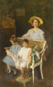 Grupo de retratos (Dorothy, Helen y Bob), c.1904