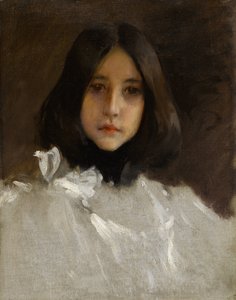 La hija del artista Alice, c. 1899 de William Merritt Chase