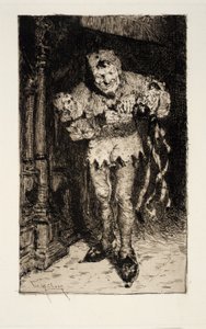 El bufón de la corte de William Merritt Chase