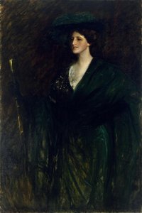 La dama esmeralda de William Merritt Chase