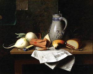 Naturaleza Muerta en Múnich de William Michael Harnett