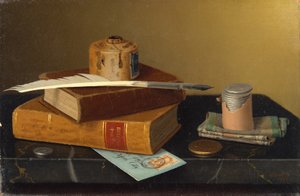 La mesa del banquero de William Michael Harnett