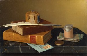 La mesa de los banqueros de William Michael Harnett
