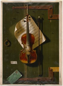 El viejo violín de William Michael Harnett