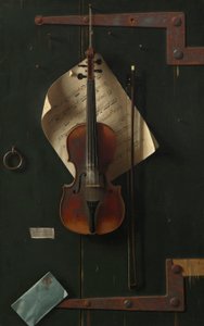 El Viejo Violín, 1886 de William Michael Harnett