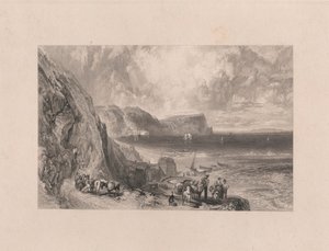 Bahía de Clovelly e isla de Lundy de William Miller