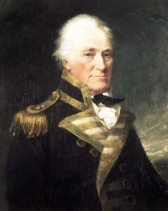 Retrato del Vicealmirante John Hunter de William Mineard Bennett
