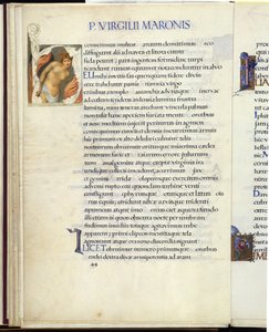 Cassandra atada, página 44 de la "Eneida" de Virgilio de William Morris