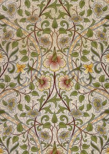 Tela decorativa, 1876-90 de William Morris