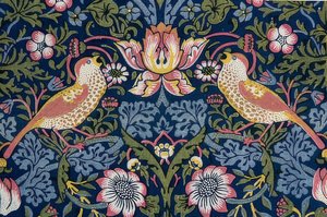 El ladrón de fresas (detalle). 1883 de William Morris