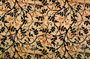 Diseño de cortina de rastro de jazmín, 1868-70 (algodón impreso) de William Morris