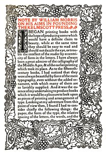 Kelmscott Press: Página impresa en el Tipo Dorado, c.1895, 1914 de William Morris