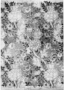 Papel tapiz patrón de Norwich, 1889-1934 de William Morris