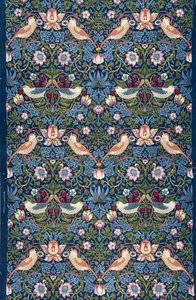 El ladrón de fresas. Tela decorativa, 1883 de William Morris