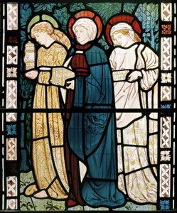 Las Tres Marías en el Sepulcro de William Morris