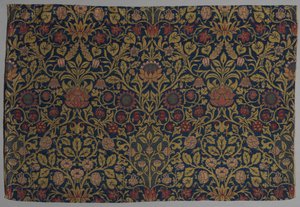 Violeta y Aquilegia de William Morris