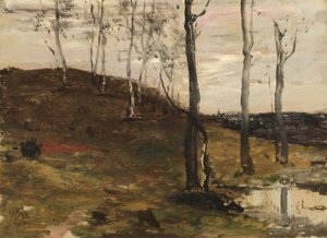Ladera con árboles, 1872-1878 de William Morris Hunt