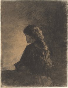 Niña Sentada de William Morris Hunt