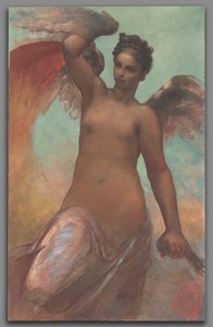 Fortuna alada, 1878 de William Morris Hunt