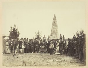 Dedicación del monumento en el campo de batalla de Bull Run, junio 1865 de William Morris Smith