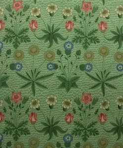 Daisy Marguerite, papel pintado en bloque, 1862 de William Morris Tapestry Works
