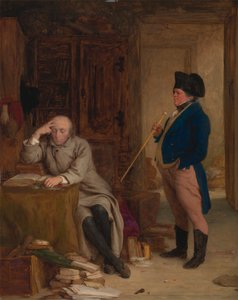 El Sr. Peregrine Touchwood irrumpiendo en el Rev. Josiah Cargill de William Mulready