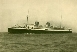 El transatlántico Royal Mail Motor Liner Asturias 22,500 toneladas brutas, c1930 de William Newenham Montague Orpen