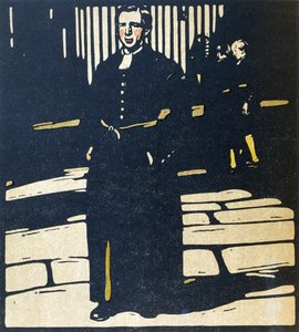Bluecoat Boy, ilustración de "London Types", publicado por William Heinemann de William Nicholson