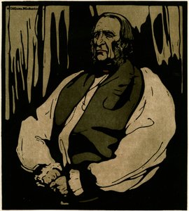 Dr. Temple, El Arzobispo de Canterbury, c.1898 (cromolito) de William Nicholson