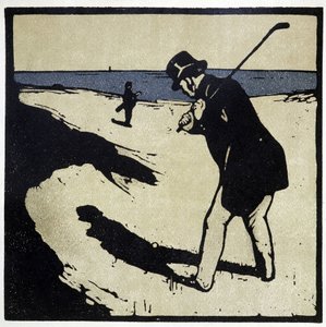 Jugador de golf de William Nicholson