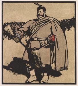 Tipos de Londres: Drum-Major de William Nicholson