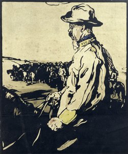 Presidente Theodore Roosevelt, ilustración de "Twelve Portraits", publicada en 1899 (xilografía coloreada a mano)