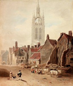 La demolición de casas en el sitio de Collingwood Street, Newcastle upon Tyne de William Nicholson