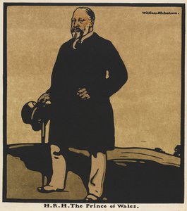Doce Retratos: S.A.R. el principe de gales de William Nicholson
