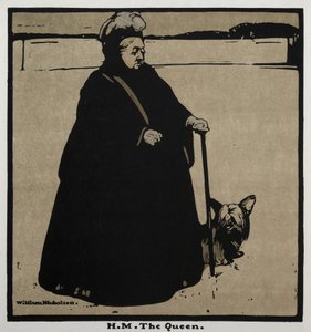 Twelve Portraits:  H. M. the Queen de William Nicholson