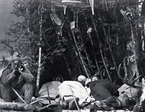 Vida del trampero en Canadá, foto de Nottman, circa 1890 de William Notman