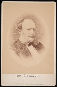 Retrato de Carl Wilhelm Siemens 1823-1883, antes de 1876 de William Notman