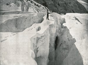 Las Rocosas: Glaciar Asulkan, Cordillera Hermit, Canadá, 1895 de William Notman and Son