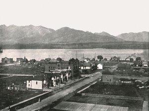 El puerto, Vancouver, Canadá, 1895 de William Notman and Son