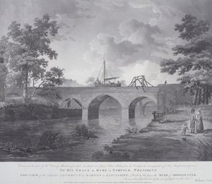 El acueducto en Barton, cerca de Manchester, 1793