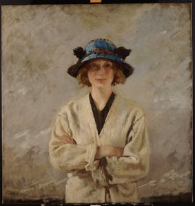 Niña con Sombrero Azul, 1912 de William Orpen