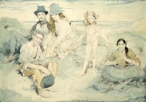 En la costa irlandesa de William Orpen