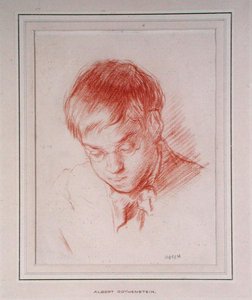Retrato de Albert Rothenstein (Rutherstone) (1881-1953) 1899 de William Orpen