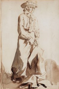 Retrato de Grace, la esposa del artista