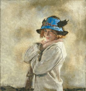 El sombrero azul, 1912 de William Orpen