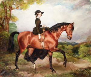Retrato de Mrs Thomas Conolly of Castletown Co.Kildare (óleo sobre lienzo) de William Osbourne