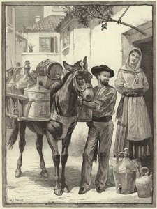 Un vendedor de aceite y vinagre de William Overend Geller