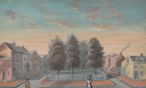 Peras horneadas en Duane Park, 1870s de William P. Chappel