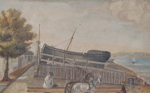 Astillero de Berg, 1870s de William P. Chappel