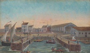 Viejas escaleras del ferry de William P. Chappel